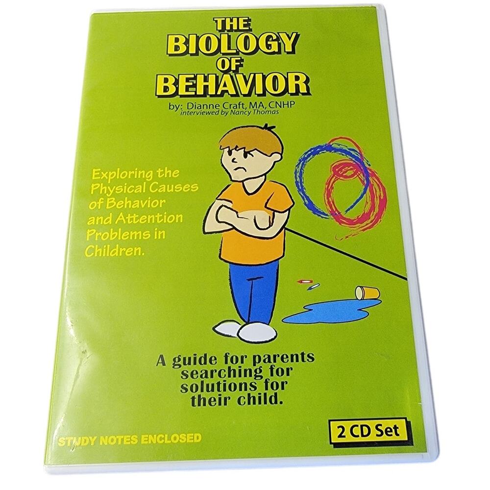 Dianne Craft The Biology of Behavior 2 CD Set ADHD Sensory Processing Study